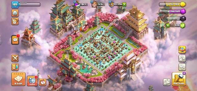 Full 16 TH, heroes left 🔝Rebind🔝, 16 TH Native Village, 10 TH Builder