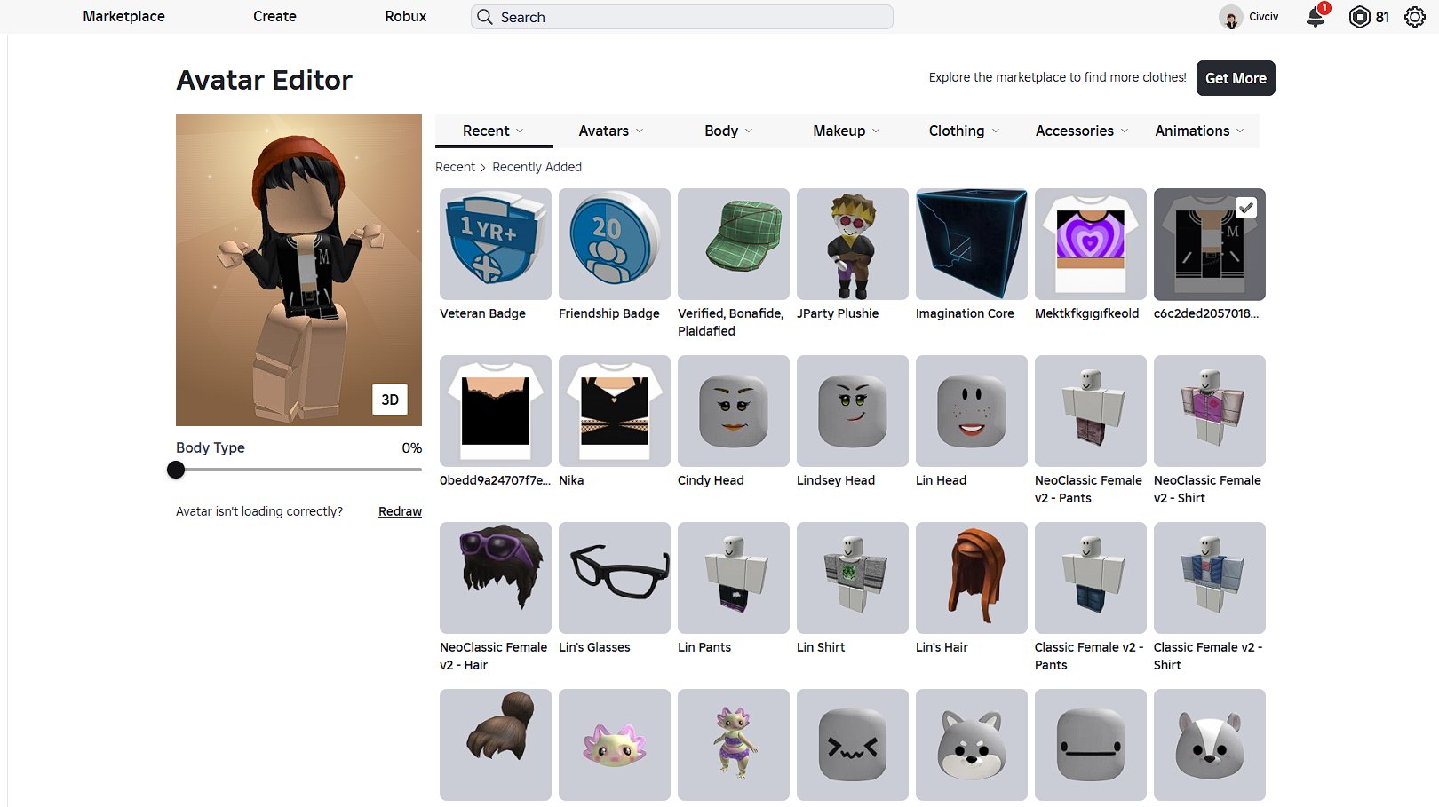 Roblox Account 2022 for Sale, Sale, Voice chat: No