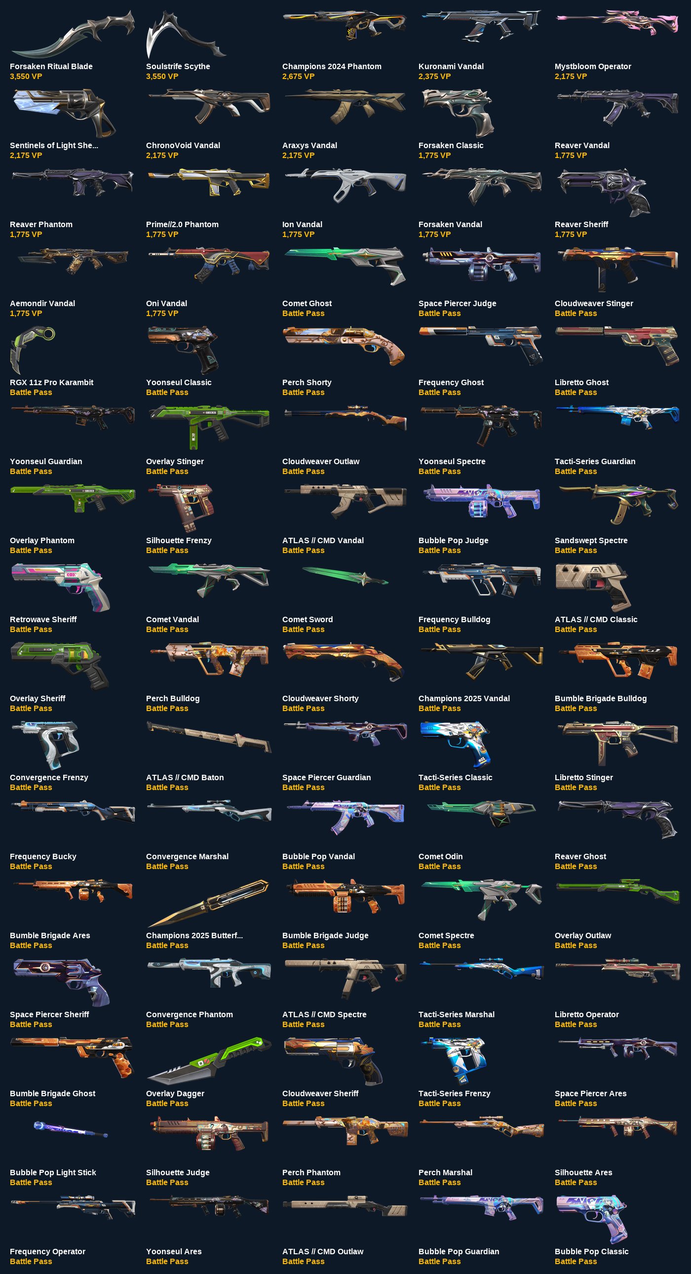 VA4338 EU EU | 82 skins | Champions 2025 Butterfly Knife+Champions 2024 Phantom+Kuronami Vandal+, Sale, Platinum 1, Agents: 23, Skins: 82
