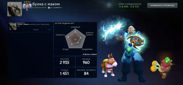 ⚜️ 4 284 MMR ⚜️ GOLDENE BASHER BLADES + IMMORTAL-SCHMOT ⚜️ 8 751 ORDENTLICHKEIT / 8 095 HÖFLICHKEIT ⚜️, Verkauf, 4284 MMR, 8751 Ordentlichkeit, 8095 Höflichkeit, 2900 Spiele, 3311 Stunden