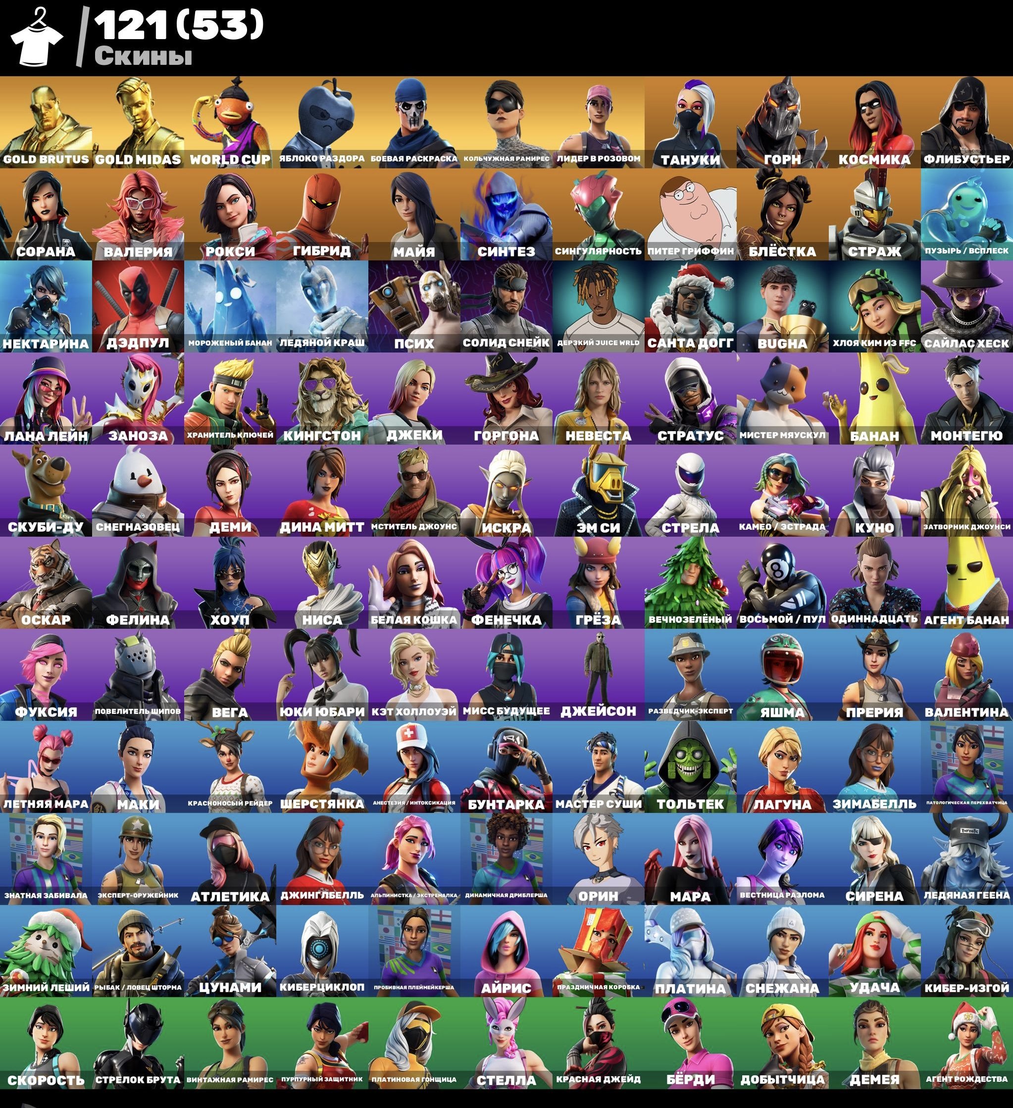 Midas | Apple of discord | customization and so on in the photo, Sale, skins 121
