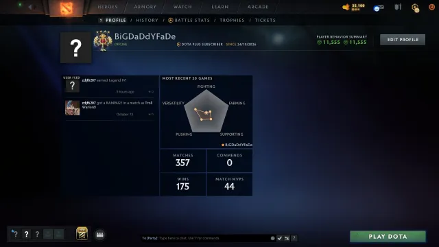 100% GUARANTEE FOREVER ⸸ NATIVE EMAIL 3589 PTS ⸸ INSTANT DELIVERY, Sale, 3589 MMR, 11555 integrity, 11555 politeness, 309 matches, 189 hours