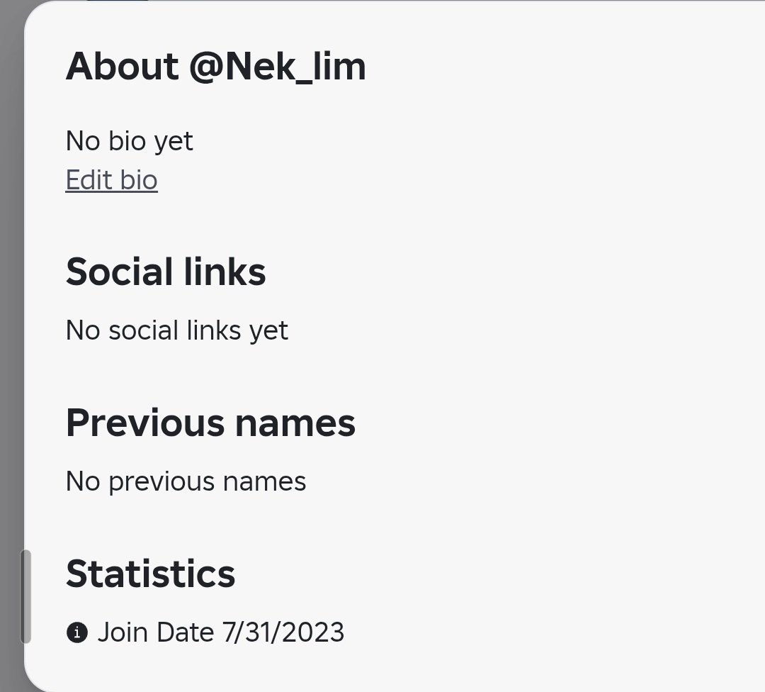 Account since 2023 ♥️, Sale, Voice chat: No