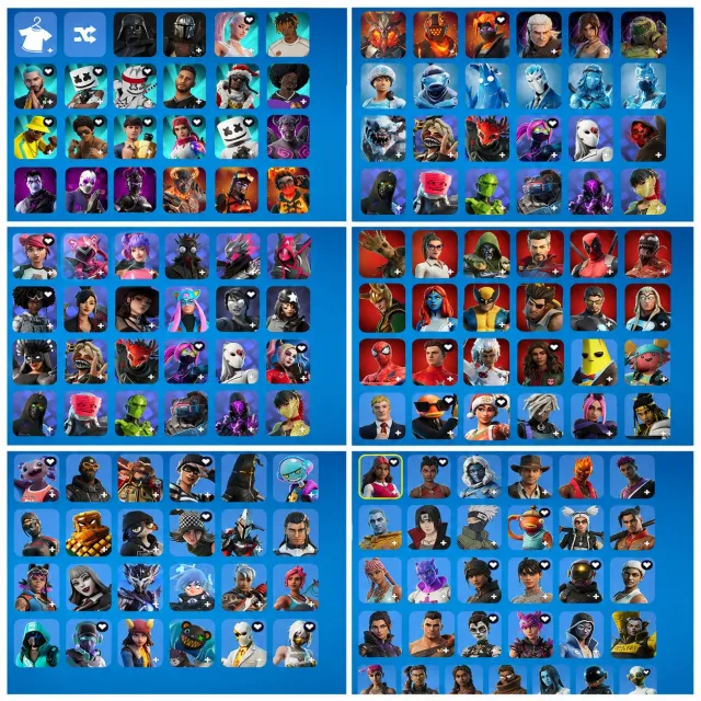 💠🧩I am selling a personal Fortnite account with full relinking. 💠🧩287 skins💠🧩 lots of exclusives. 🧩, Sale, skins 287