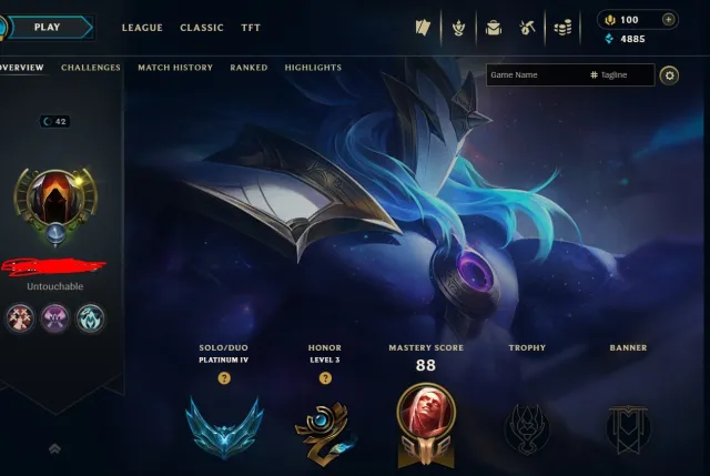 🔑EUW🔑80% Winrate🔑S16 Platinum IV🔑Emerald I MMR🔑Handleveled🔑33 Champs🔑39 Skins🔑#1235, Продажа, уровень 42, чемпионы 33, скины 39, Платина