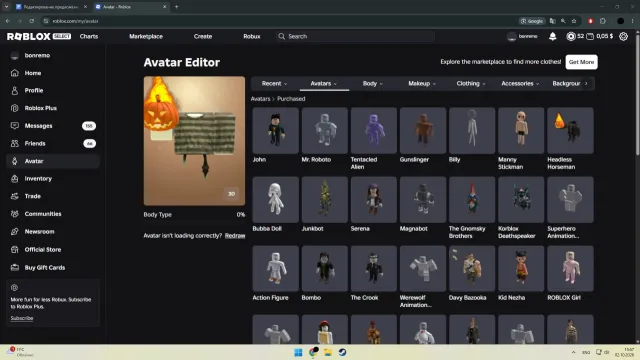 🔥 total - 324923 R$ 🔥 HEADLESS + KORBLOX + The Dark Reaper 🔥 9-12 age 🔥, Sale, Voice chat: No
