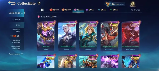 Mega collector➤legend Alucard➤Franco➤KOF Gusion➤Dyrotth➤Aspirnt Guinevere➤Mikasa Fanny➤Prime4, Продажа, Ранг: Мифическая слава, Уровень: 93, Процент побед: 50%, Герои: 138, Облики: 445