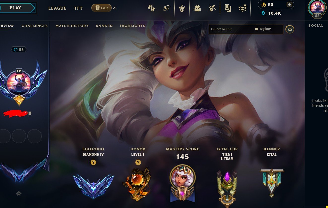 🔑EUW🔑45% Winrate🔑S16 Diamond IV🔑Diamond IV MMR🔑Handleveled🔑64 Champs🔑20 Skins, Sale, level 58, champions 64, skins 20, Diamond