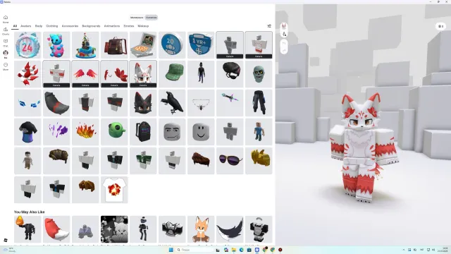 account in roblox 2 furry skins (see description) skin photos below, Sale, Voice chat: No