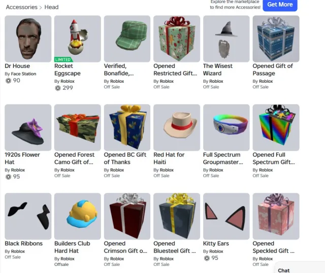 [2007 YEAR] 👑| The Wisest Wizard | Sly Cat Face | Full Spectrum Groupmaster Headband | Builders Club, Sale, Voice chat: No