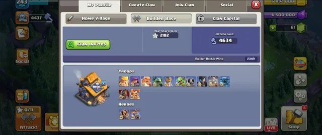 TH 18 MAX💹XP243💹 2 max hero 500 change name 2 max helper🏷️𝗡𝗼𝘁𝗲: 𝟏𝟎𝟎% 𝐒𝐚𝐟𝐞 𝐀𝐜𝐜𝐨𝐮𝐧𝐭 𝐆𝐮𝐚𝐫𝐚𝐧𝐭𝐞𝐞𝐝📌, 18 TH Main Village, 10 TH Builder