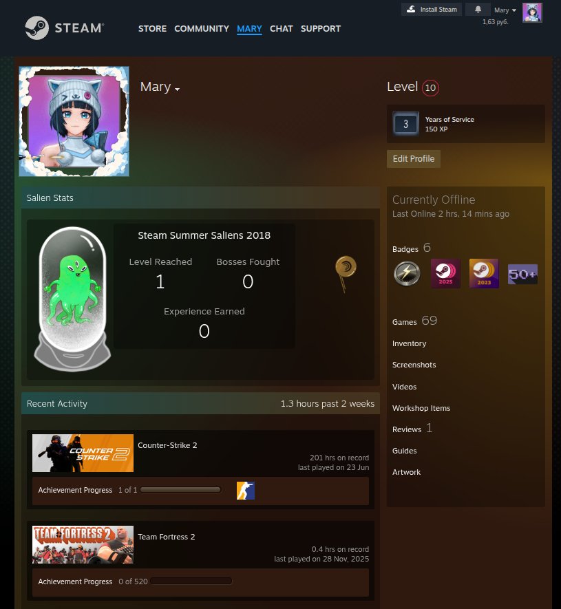 💯 Guarantee 🔥 Steam 10 lvl, 69 games (2023y) 🔥 Medal +200h 🔥 Full access, $5 nolimit 🔥Screens, Sale, Empty, Yes PRIME