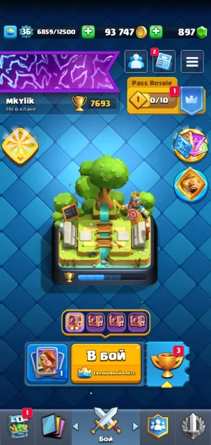 🌠7 𝐄𝐕𝐎🌠【🏆7693🏆】【🃏𝟭15/𝟭21🃏】【😜27 EMOJIS😜】【4 TOWERS】【3 14 levels】, 20 arena, 36 level, 7693 trophies, 117 cards, 20 legendaries, Available
