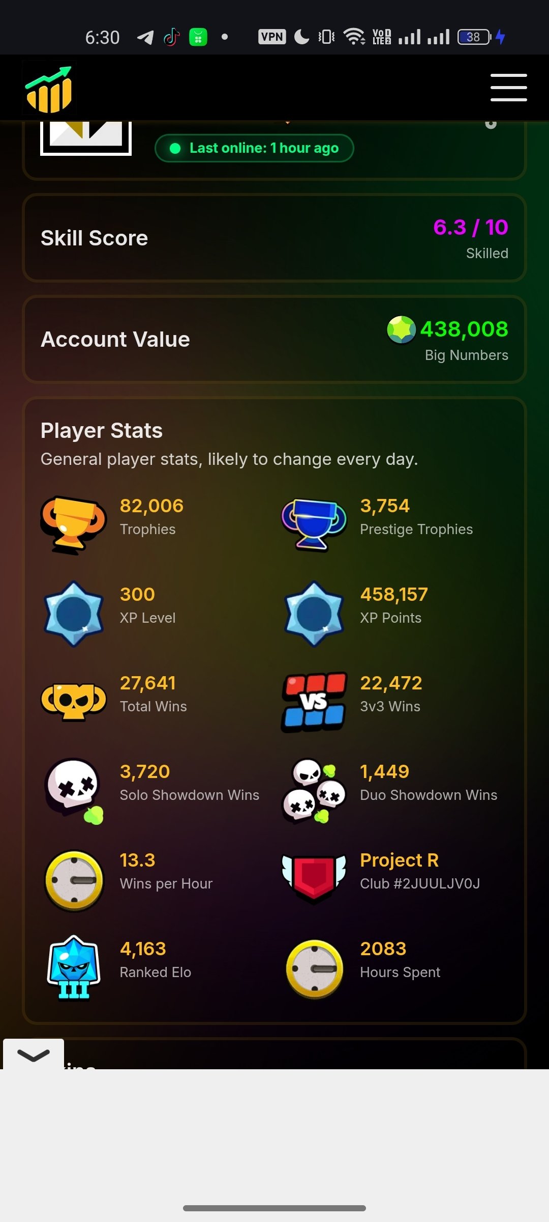 90K trophies, 620+ skins, and a ton of resources! 🔥, trophies 90000, brawlers 104, primes 55