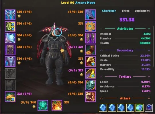 Midnight Epic - Eu Acc - 331 ilvl - Mage Dwarf - 3.7 io - 17 resi - fake bnet, 90 уровень, Дворфы, Маг