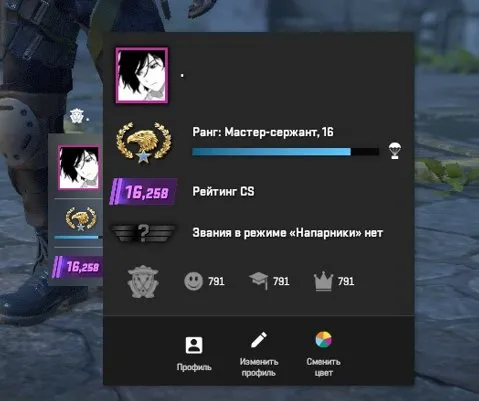 ⚫【CS2 PRIME】⚫【16.000 РЕЙТИНГА】【АКК ПОД ОСНОВУ】⚫【90 ЧАСОВ В КС】⚫, Продажа, С инвентарем, Есть PRIME, 16258 CS Rating