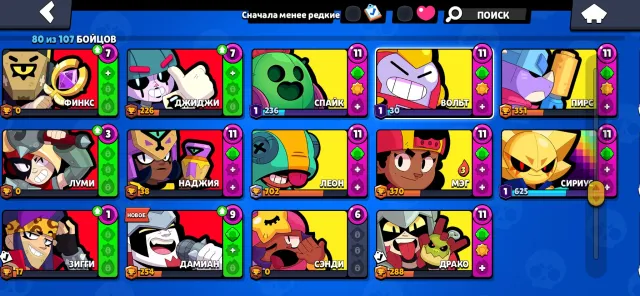 OLD SCHOOL TOP ACCOUNT 15 PRIMES 31K trophies, 31665 trophies, 80 brawlers, 15 primes