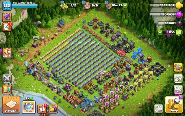 18 TH | 222 LVL | 86/101/67/73/43/18 | full equipment + 514 trophies |, 18 TH Home Village, 10 TH Builder Base