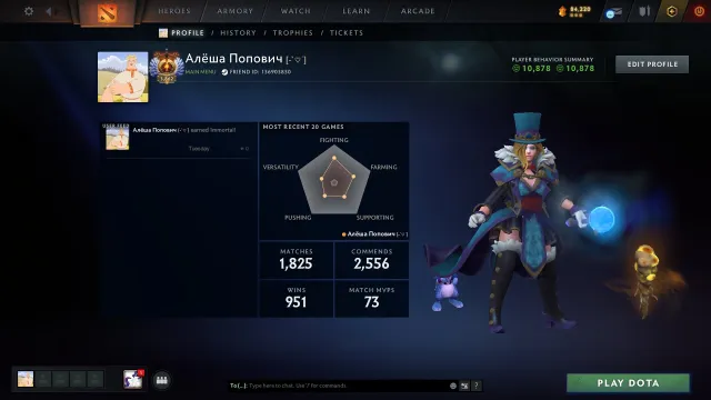 ✨ MMR 6060, ྐ ✨ MAINPOOL ✨, 11000 Honesty,‧˚꒰🛡️꒱༘‧ 100% GUARANTEE 🛡️ִֶָ, Sale, 6060 MMR, 11000 honesty, 11000 politeness, 1900 matches, 2000 hours