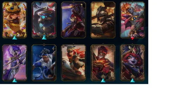 Emerald 4, 171 skins, including 10 legendaries, 12 mythics, 1 transform (kai'sa), for sale, level 129, champions 153, skins 96, Gold