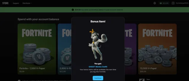 🪂 Fortnite + Epic Games account + $25 in balance Full access and data protection 🔥 delivery immediately after payment, Sale, skins 1