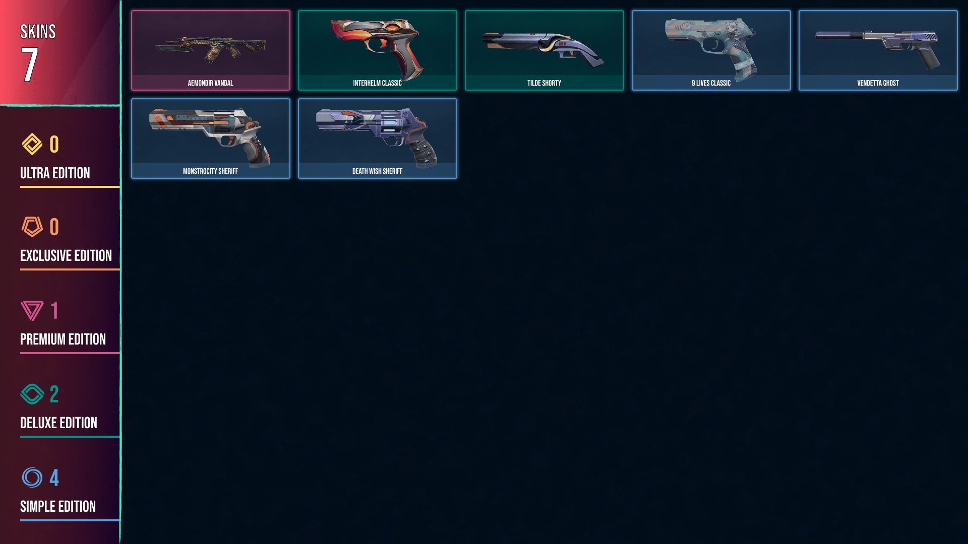 🥑 LATAM 🥑 7 SKINS 🥑 VALUE: 1775 VP 🥑 RANKED READY 🥑 158 LEVEL 🥑 Gf98k 🥑, Sale, Ranked unlocked, Agents: 23, Skins: 7