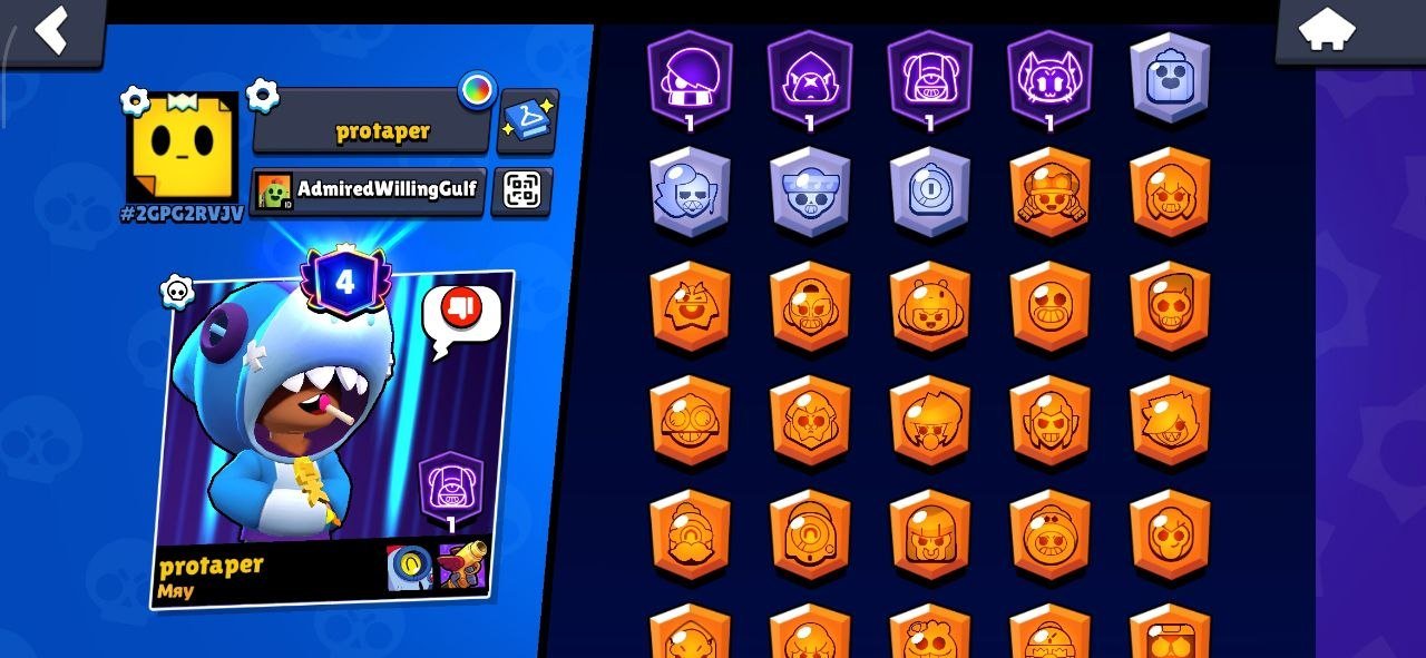 BRAWL STARS ACCOUNT, trophies 26863, brawlers 91, primes 4