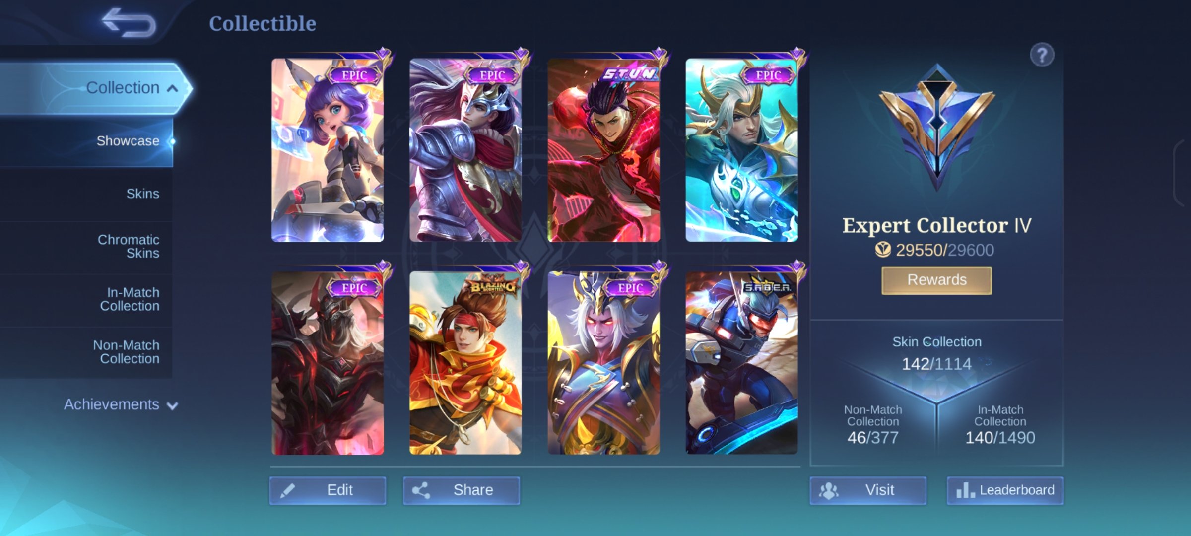STUN CHU + 21 EPIC, Sale, Rank: Epic, Level: 90, Winrate: 51%, Heroes: 105, Skins: 142