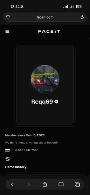 FACEIT 2500 ELO full binding, Sale, Inventory empty, Has PRIME, FACEIT, 2500 ELO, Registered: Yes