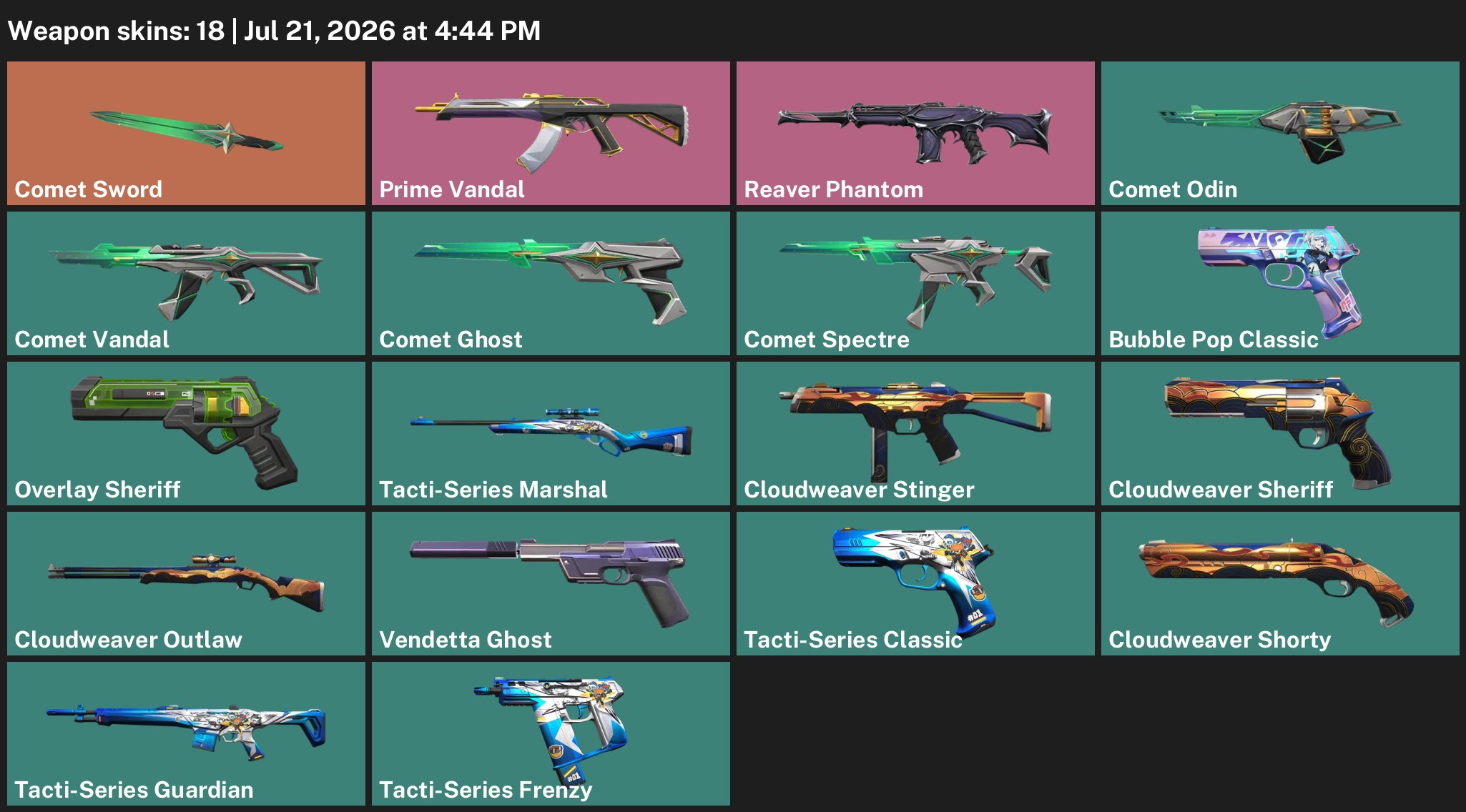 🌸TOP ACCOUNT🌸Sword "Comet"💫Phantom "Reaper"🦢Vandal PRIME💖EU💖DISCOUNTS💖GUARANTEE🎀DATA FROM MAIL🎀, Sale, Silver 1, Agents: 23, Skins: 18