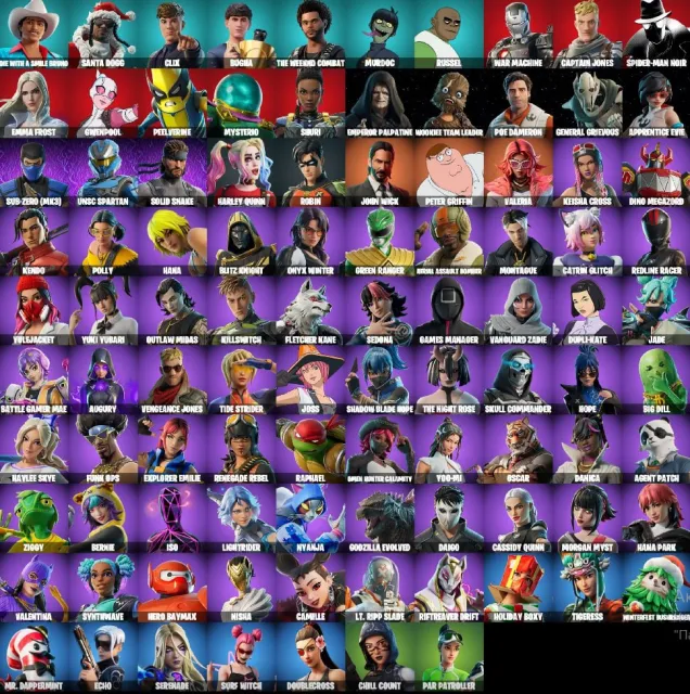 🔥FORTNITE HESABI 🔥 E-POSTA DEĞİŞİMİ 🔥REAPER🔥97 SKİN 🔥112 KİROK 🔥90 DANS 🔥, Satış, skinler 97