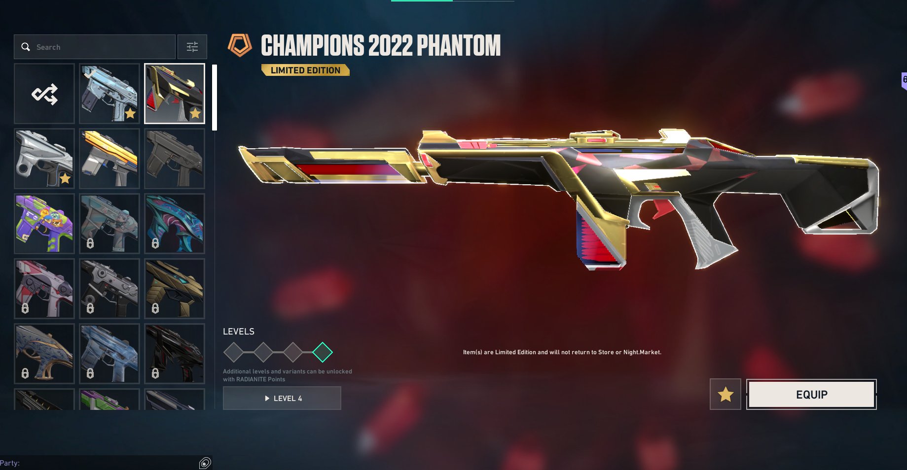 CHAMPIONS 22 PHANTOM, Sale, Gold 2, Agents: 29, Skins: 77