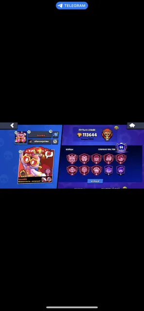 🔥 BOOSTED ACCOUNT✅ BRAWL STARS | 113,398 TROPHIES | 106/106 BRAWLERS | 113,000 trophies, 106 brawlers, 94 primes