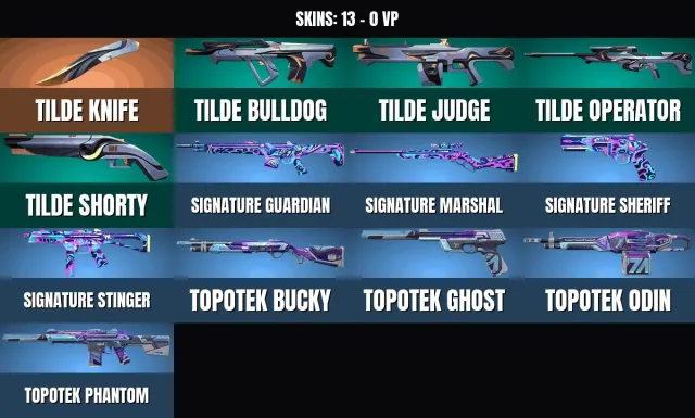 Silver 2 👑 13 skins 👑 1 KNIFE👑Knife "Swirl"👑Bulldog "Swirl"👑Judge "Swirl"👑Operator "Swirl"👑Tilde, Sale, Silver 2, Agents: 11, Skins: 13