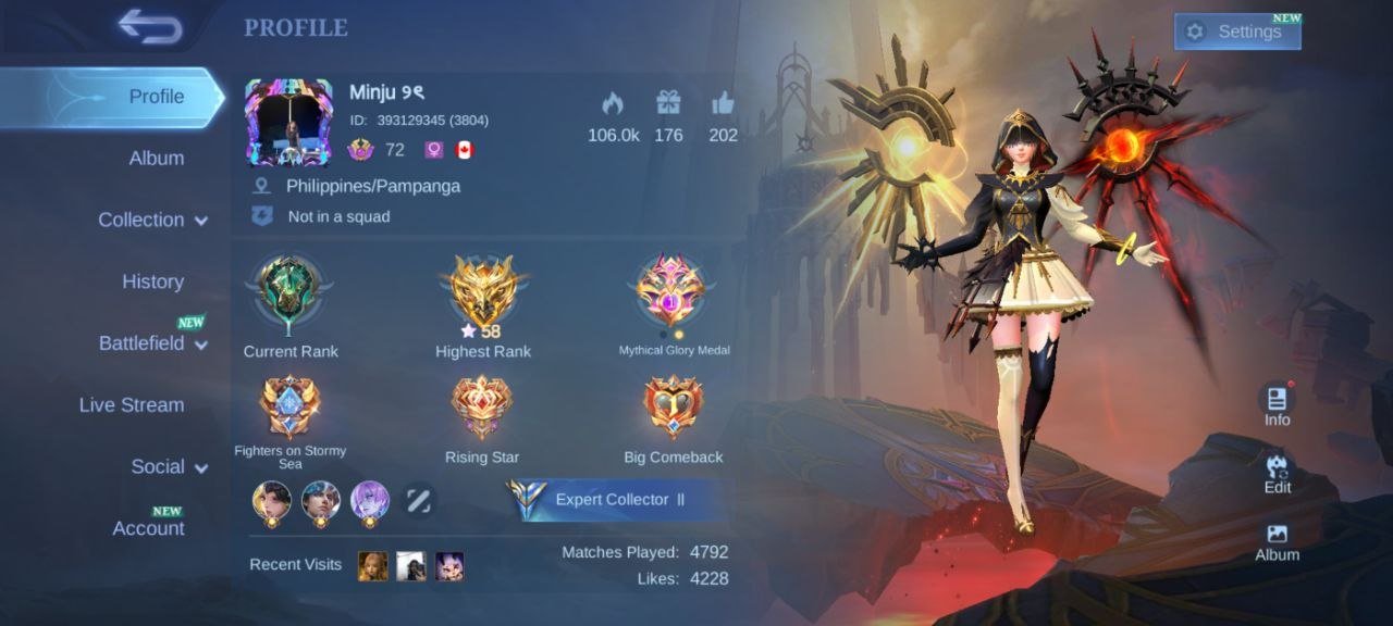 🐉 Mythic account! Level 72, 125 heroes! 🔥