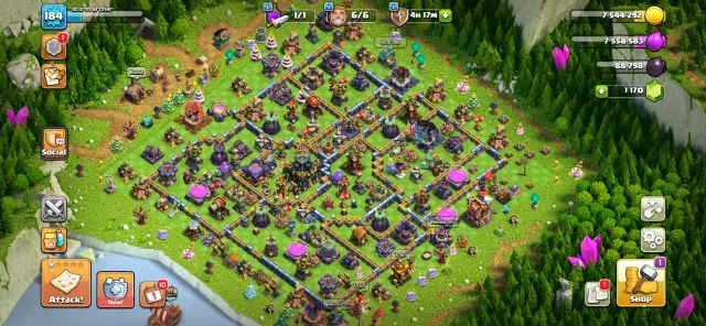 #C26📌DISCOUNT SALE📌TH 17 MAXED 👑 7 EPIC GEAR👑 Hero 58-78–46-45-26🔥, 17 TH Родной Деревни, 10 TH Строителя