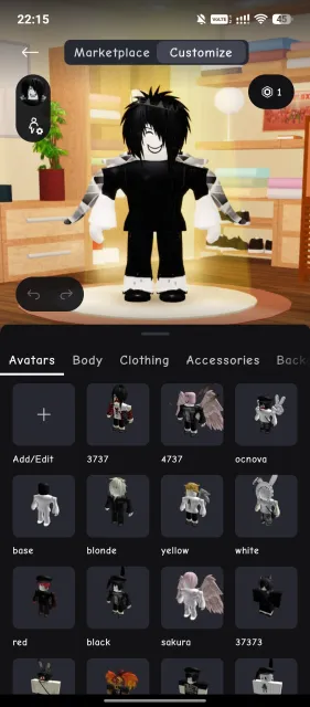 Roblox account, Sale, Voice chat: No