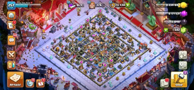 Th 18 Full Max ❖ 13 Epic Equipment Almost Max ❖ 5 Heros Max❖ Snake Set ❖ Many Skins&Scenery, 18 TH Родной Деревни