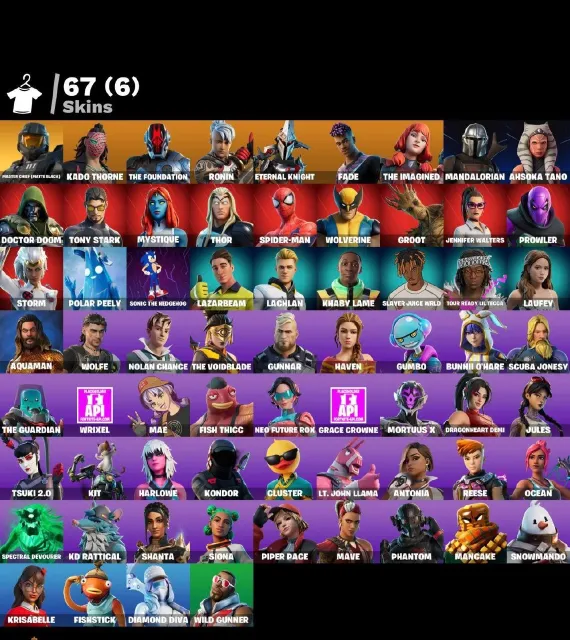 [PC/XBOX/PSN] 67 СКІНІВ |РІВЕНЬ 1199 | 1050 VB | MASTER CHIEF BLACK | FOUNDATION | 🔥, Продаж, скини 67