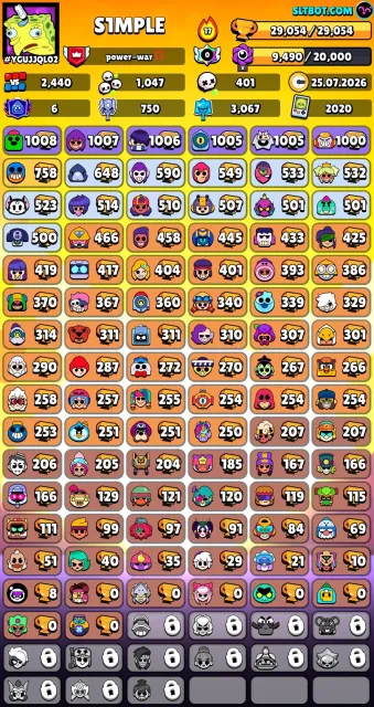 Dkdkfiffirjjtjtjtjtntnyt, trophies 30000, brawlers 92, primes 10