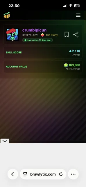 CHARGED OLD ACCOUNT 29K | EMAIL REBINDING | 105 out of 106 Brawlers | LOTS OF SKINS | 29033 trophies, 105 Brawlers, 9 primes