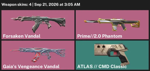FORGOTTEN VANDAL TREE PHANTOM PRIME 2.0, Sale, Gold 1, Agents: 27, Skins: 4