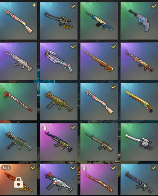 🔥XIONGDI set, workers gloves (white), aug bumper blaster 10lvl🔥, Yes BATTLEGROUNDS Plus