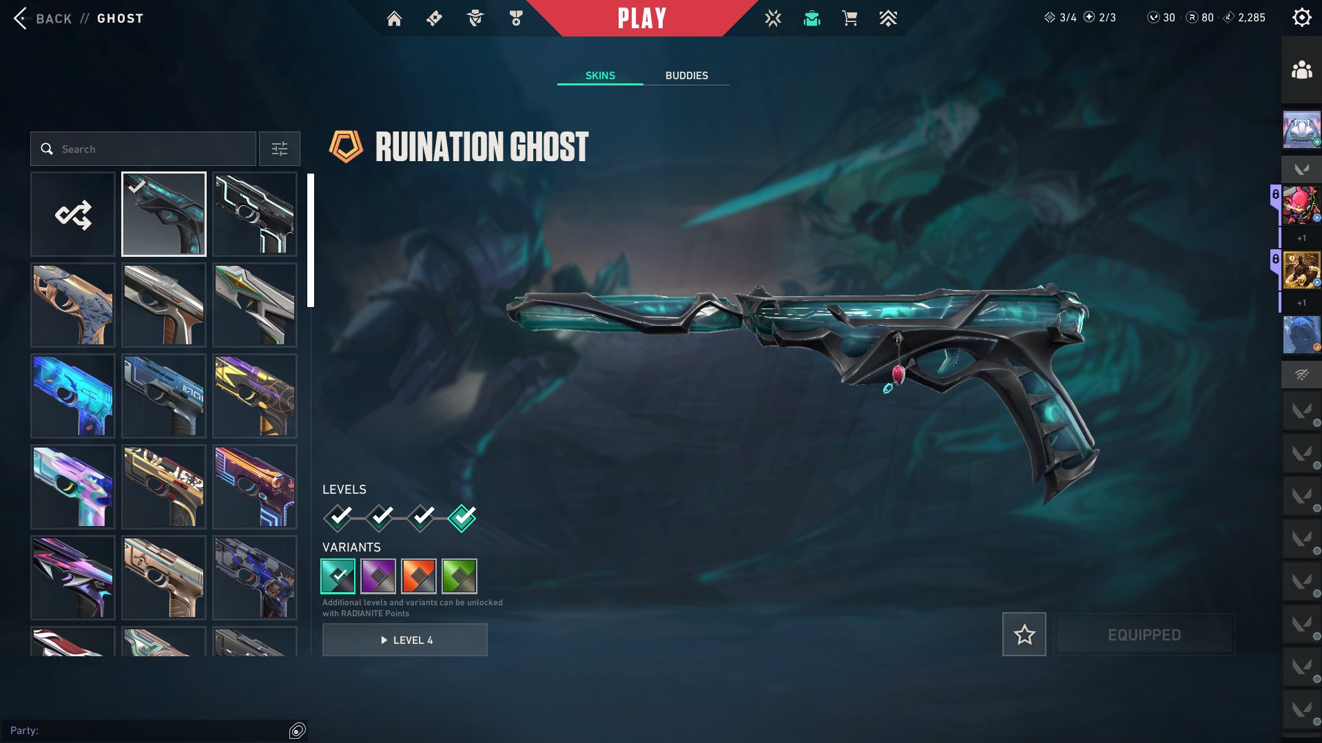EU region /// peak immo 2 /// now platinum 2 ///, Sale, Platinum 2, Agents: 28, Skins: 100