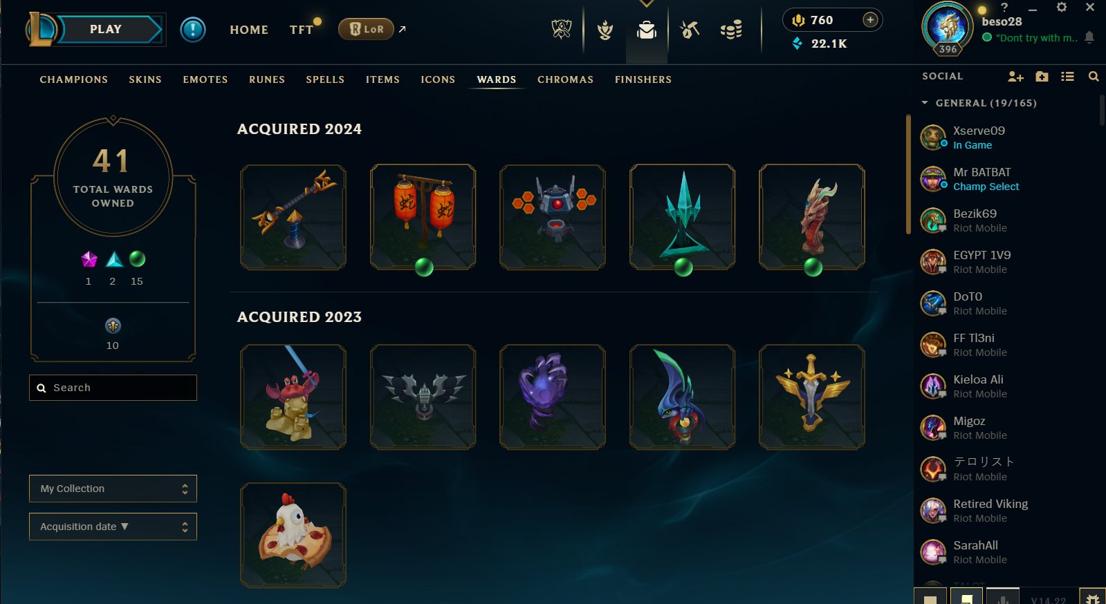 Sell account EU West server LV396 w full Champions (168)- skins 161 -rank gold, Sale, level 396, skins 161, Gold