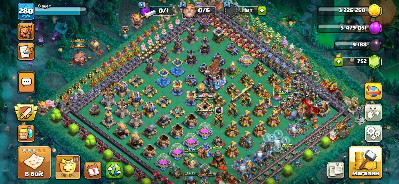18 Th Full base, 18 TH Main Village, 10 TH Builder
