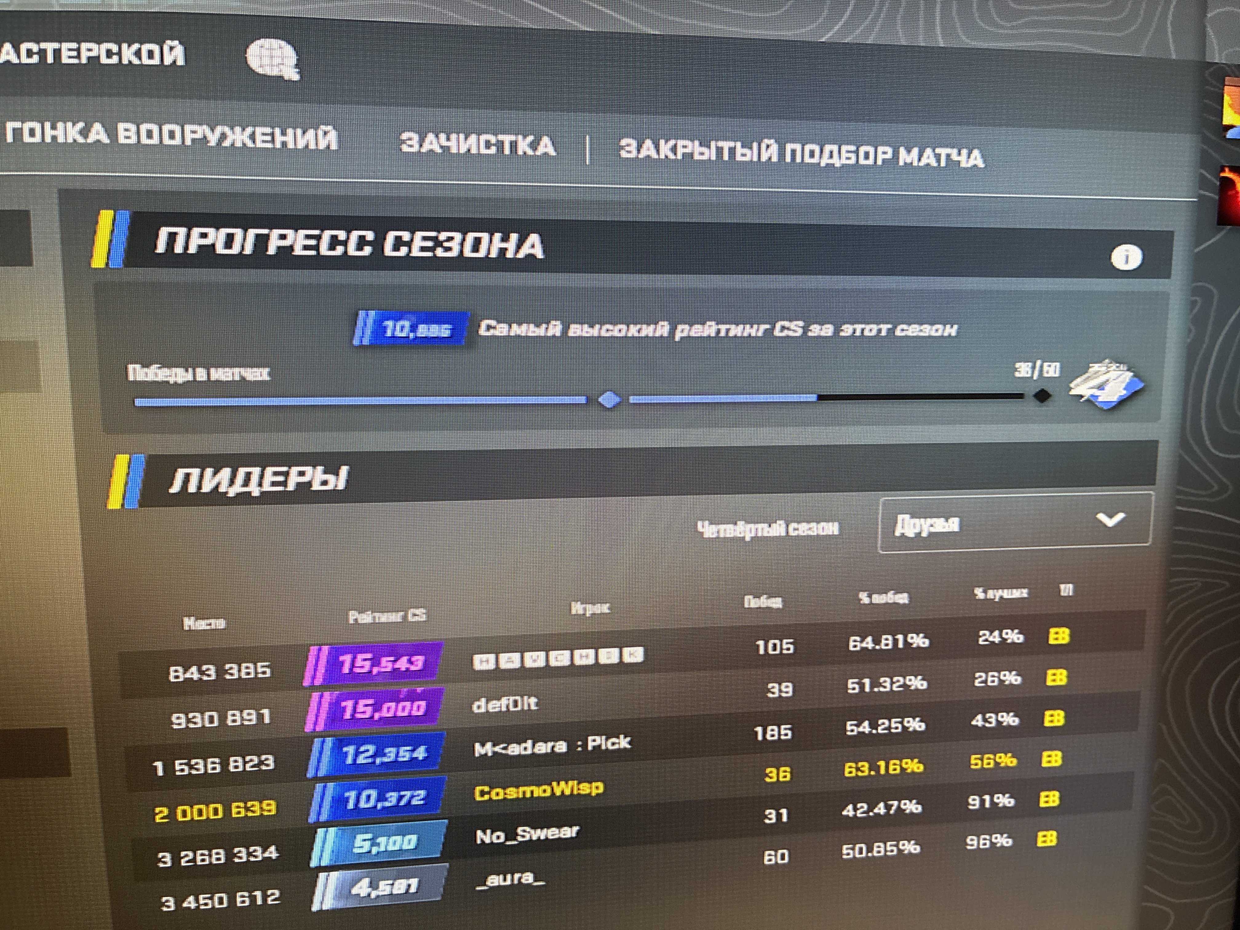 main account, Sale, Available, Yes PRIME, 10372 CS Rating, Competitive
