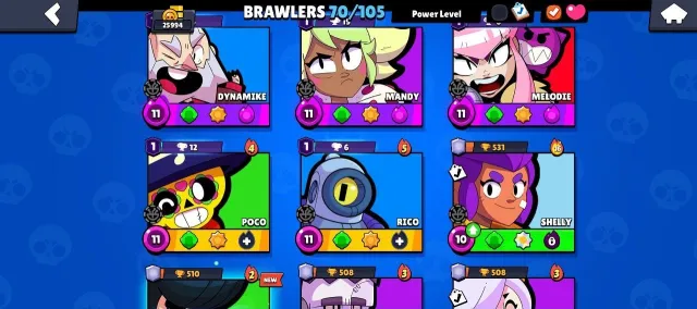 🏆25994 КУБКОВ, 13 ПРАЙМОВ, 70 БОЙЦОВ, MECHA MORTIS, MECHA BO, НАБОР HERETICS, 93 СКИНА И Т.Д🏆, 25994 кубков, 70 бравлеров, 13 праймов