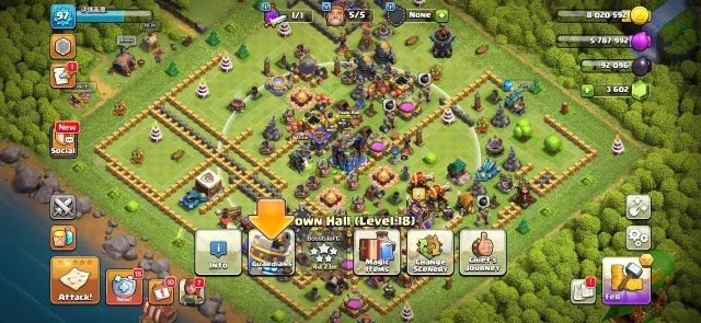 🪸 TOWN HALL 18 🪸 🦢 BUILDER HALL 6 🦢 🧸 BUILDERS 5 🧸 🌴 LEVEL 97 🌴 🪩 GEMS 3602 🪩 🚁 AUTO DELIVERY 🚁, 18 TH Home Village, 6 TH Builder Base