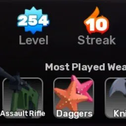 254 LVL 10 STREAK🖤DIAMOND WRAP KNIFE+JUMP PAD+ WAR HORN🖤GRAPPLER🖤AUG + KARABMIT🖤SPY GLOVES🖤, Аккаунты